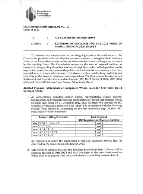 cda mc 2023-17|SEC MC No. 16, series of 2023 .